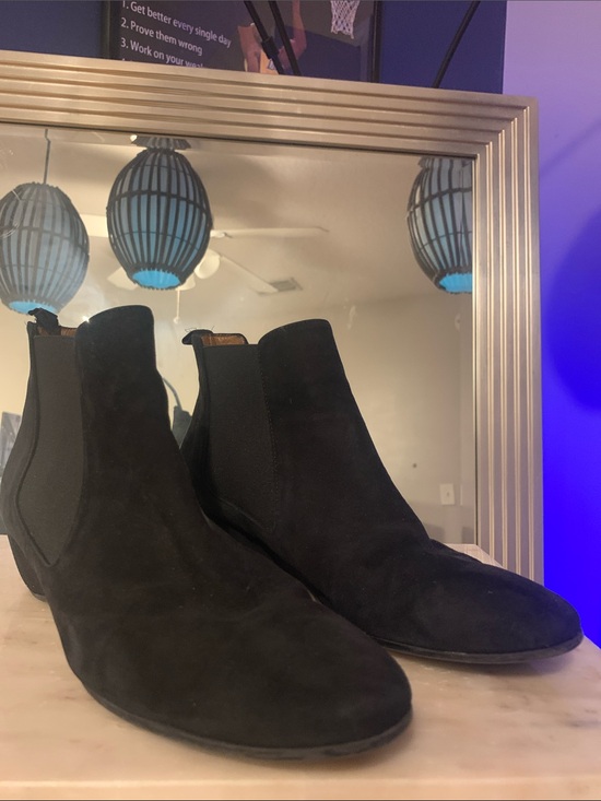 Aquatalia Shoes - Aquatalia Black Suede Ankle Booties